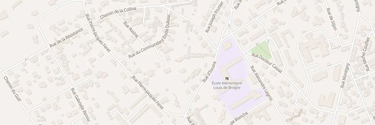 Plan du 8C Rue D’Issoire à Dieppe