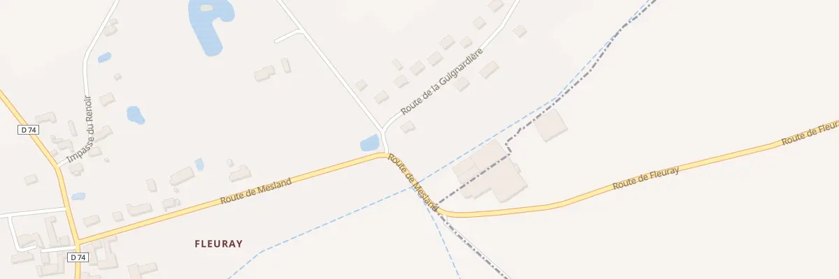 Plan du 19 Rte de Mesland à Cangey