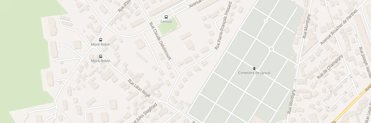 Plan du 23 Rue P Francois Frissard à Dieppe