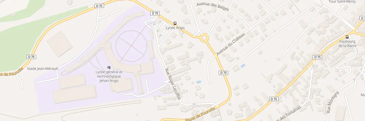Plan du 40 Rue Roger Lecoffre à Dieppe