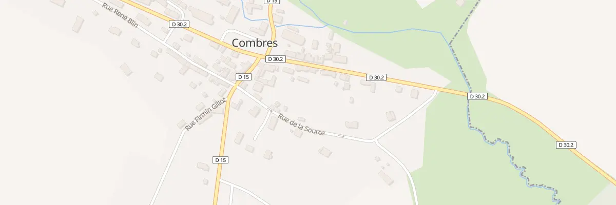 Plan du 9 Rue Jean Moulin à Combres