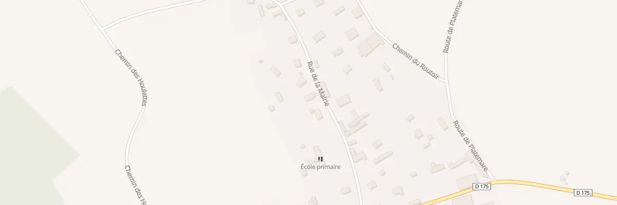 Plan du 9 Rue de la Mairie à Bérengeville-la-Campagne
