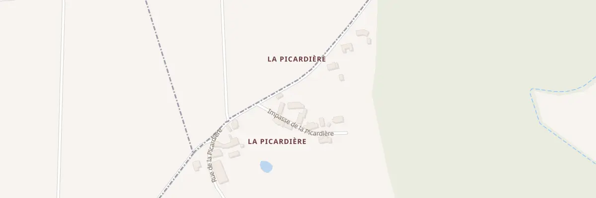 Plan du 5167 La Picardière à Dame-Marie-les-Bois