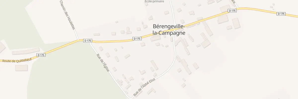 Plan du 1 Rue du Mesnil Pean à Bérengeville-la-Campagne