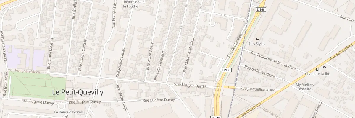 Plan du 87 Rue Franklin Roosevelt au Petit-Quevilly