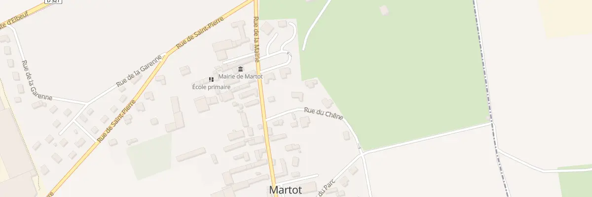 Plan du 4 Rue du Chêne à Martot