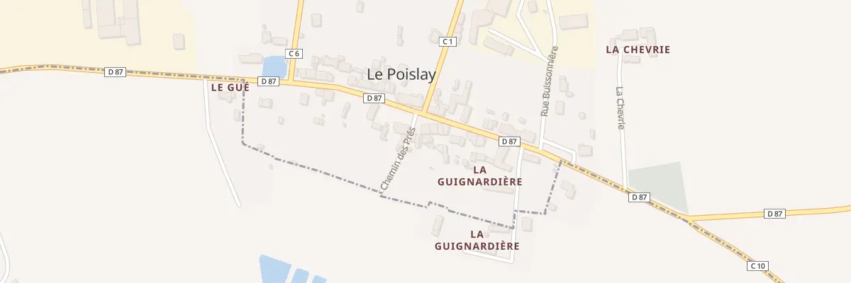 Plan du 11 Le Bourg au Poislay