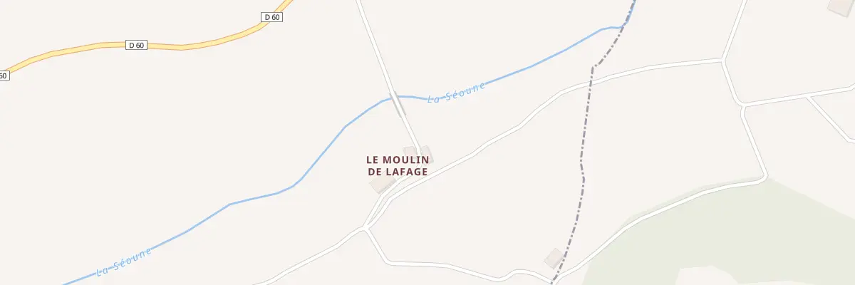 Plan du 5121 Moulin de Lafage à Touffailles