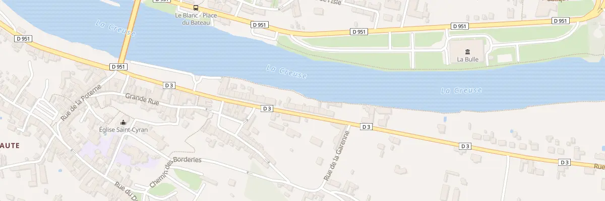 Plan du 25 Rue Amiral Barjot au Blanc