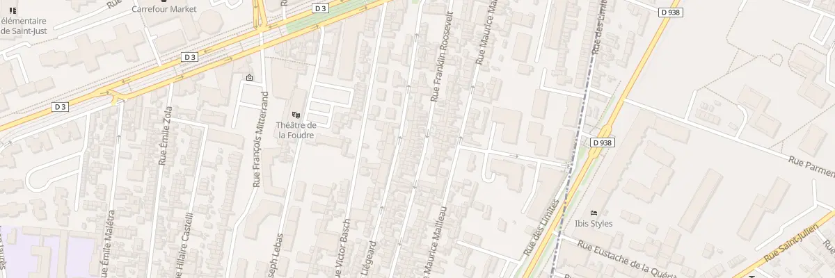 Plan du 52 Rue Franklin Roosevelt au Petit-Quevilly
