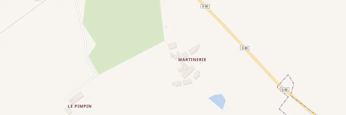 Plan du 5056 Martinerie à Cieux