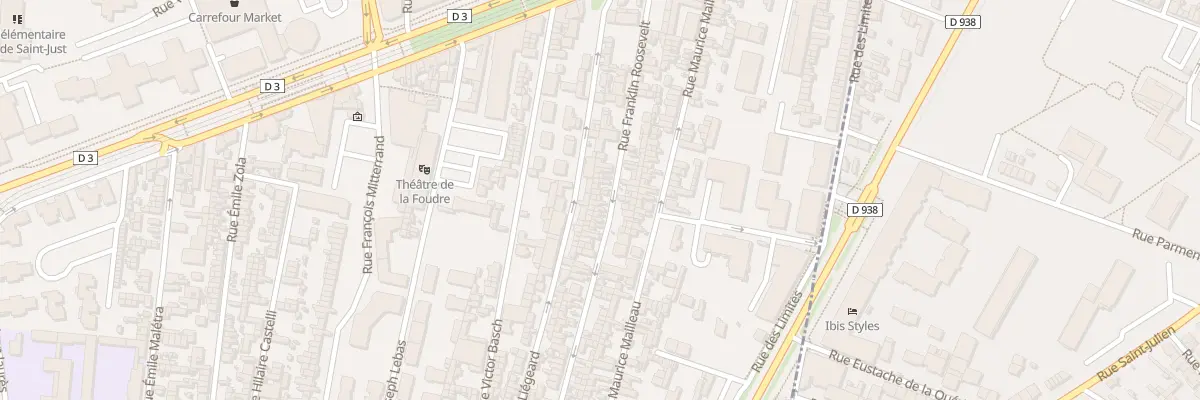 Plan du 50 Rue Franklin Roosevelt au Petit-Quevilly