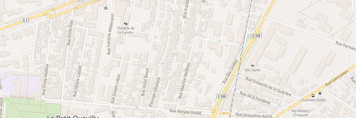 Plan du 69 Rue Franklin Roosevelt au Petit-Quevilly
