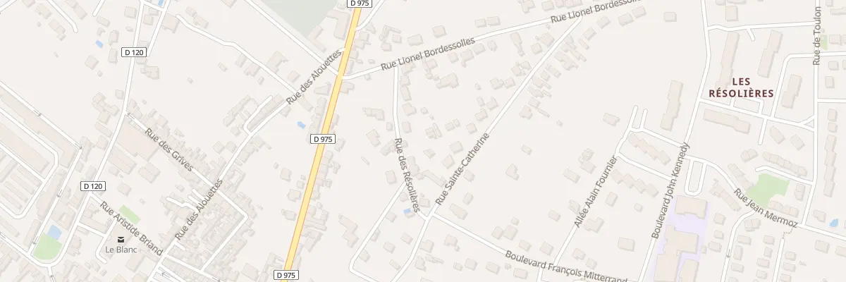 Plan du 4 Rue des Résolières au Blanc