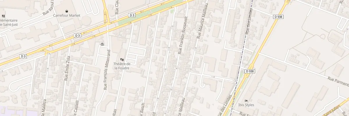 Plan du 38 Rue Franklin Roosevelt au Petit-Quevilly