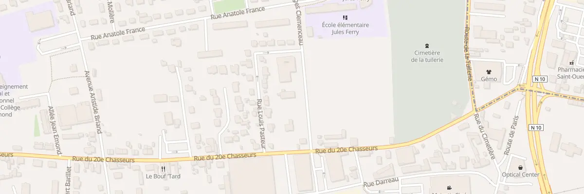 Plan du 4 Av Georges Clemenceau à Vendôme