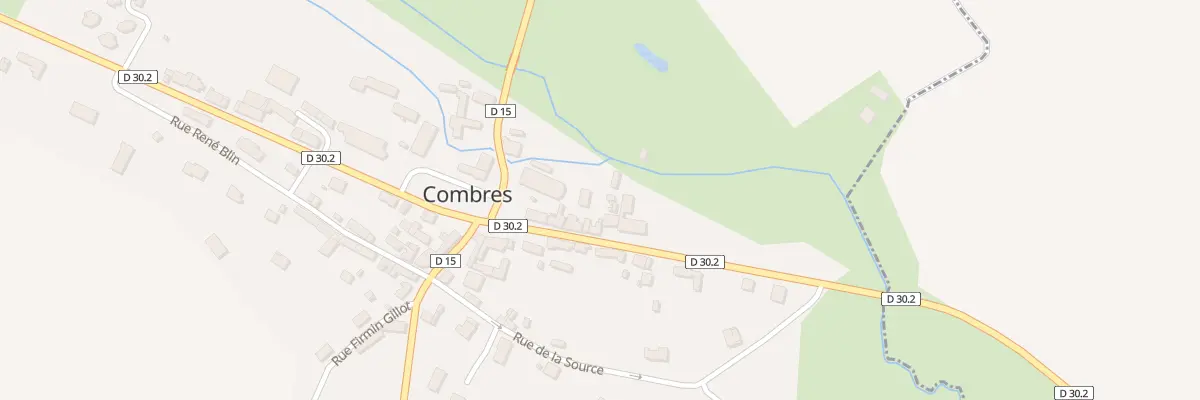 Plan du 8 Rue Jean Moulin à Combres