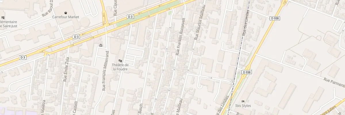 Plan du 36 Rue Franklin Roosevelt au Petit-Quevilly
