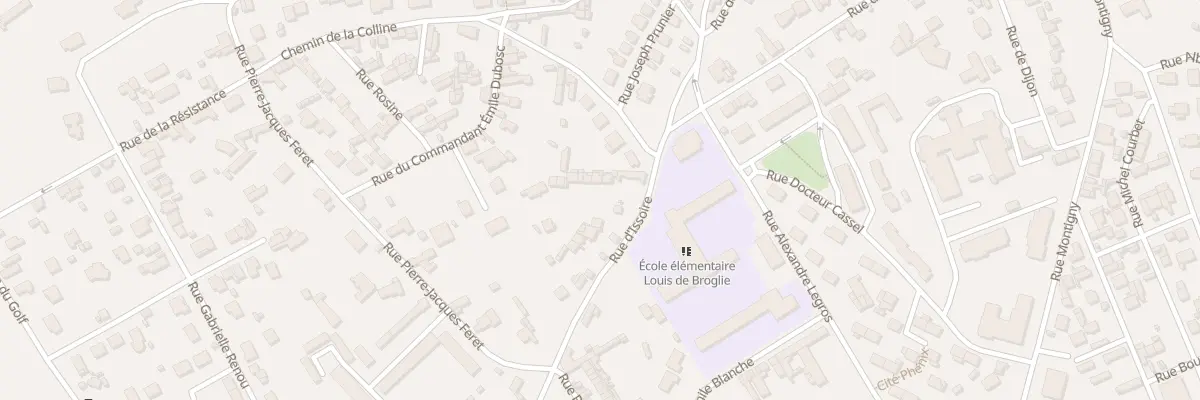 Plan du 8F Rue D’Issoire à Dieppe