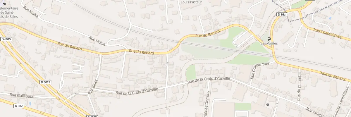 Plan du 213B Rue du Renard à Rouen