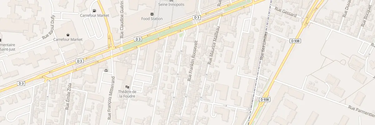 Plan du 28 Rue Franklin Roosevelt au Petit-Quevilly