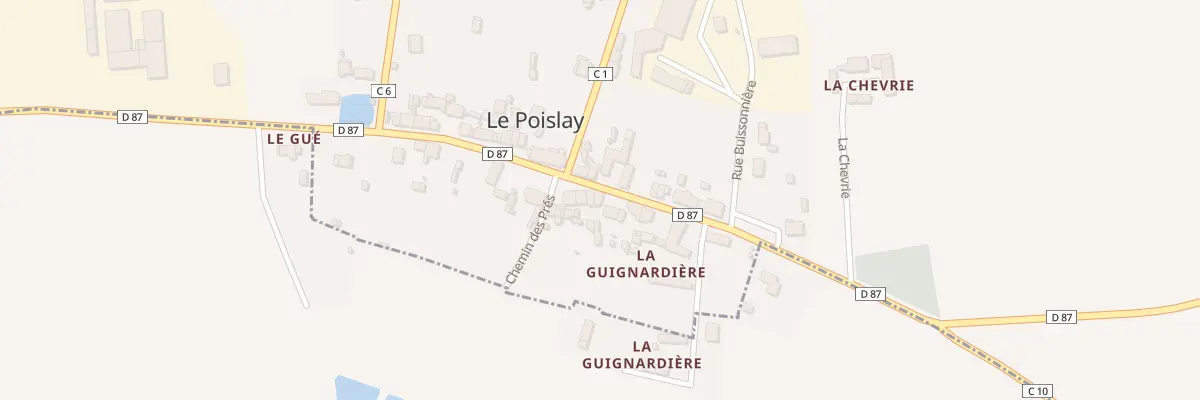 Plan du 17 Rue du Chemin de César au Poislay