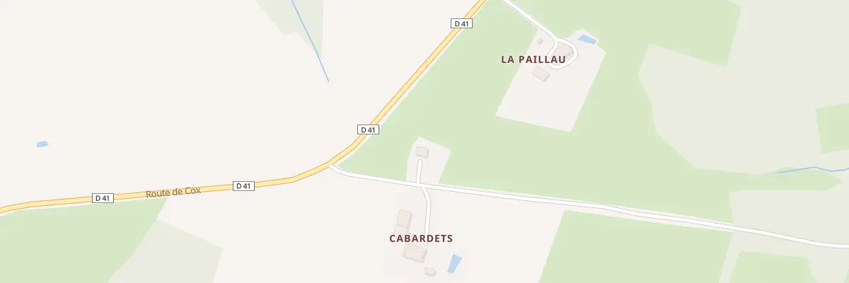 Plan du 2131 Rte de Cox à Lagraulet-Saint-Nicolas
