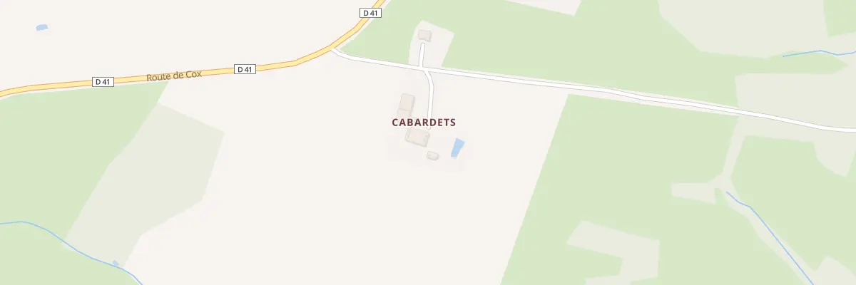 Plan du 2139 Rte de Cox à Lagraulet-Saint-Nicolas