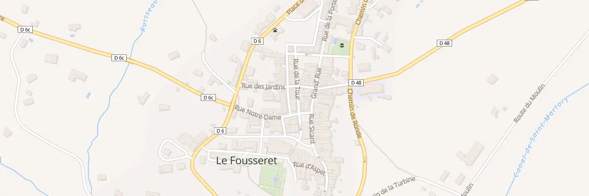 Plan du 20 Rue de la Tour au Fousseret
