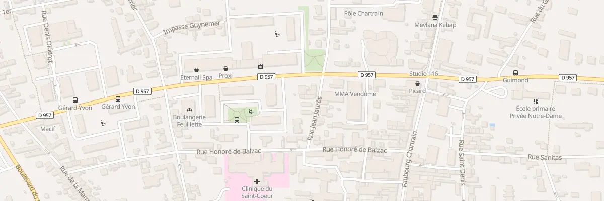 Plan du 6 Rue Jean Jaurès à Vendôme