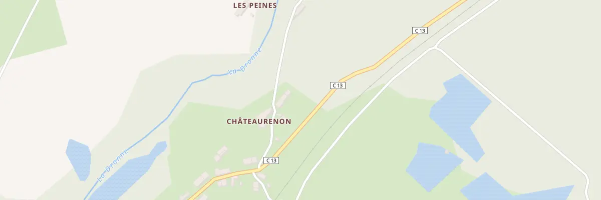 Plan du 5592 Chateaurenon à Bussière-Galant