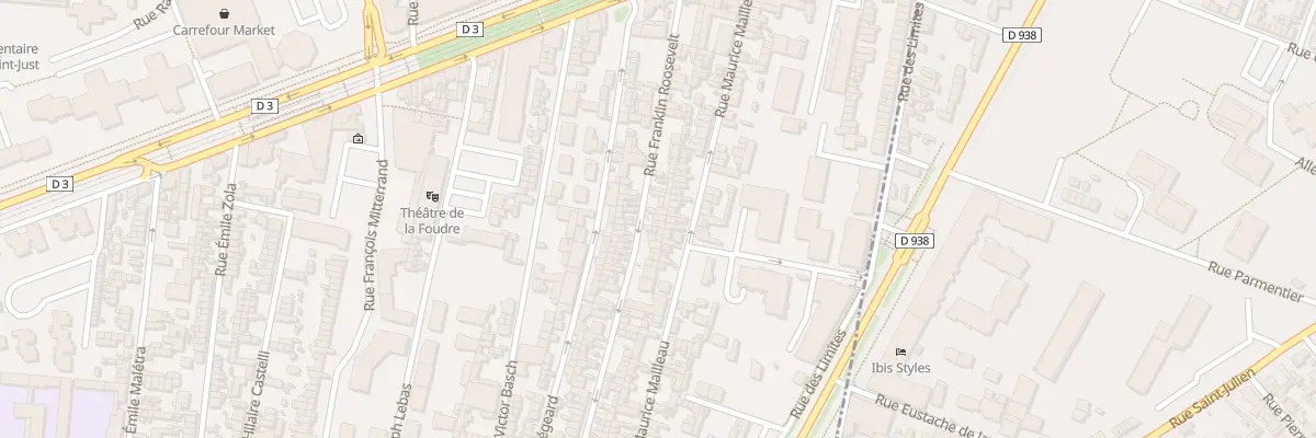 Plan du 45 Rue Franklin Roosevelt au Petit-Quevilly