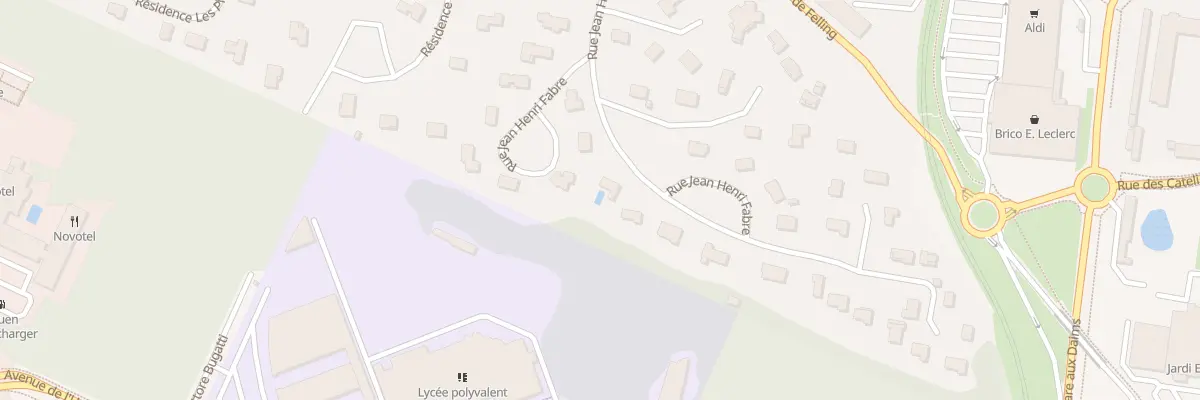 Plan du 22 Rue Jean Henri Fabre à Saint-Étienne-du-Rouvray