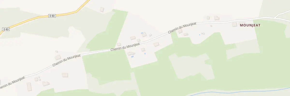 Plan du 5003F Mounjeat à Lautignac