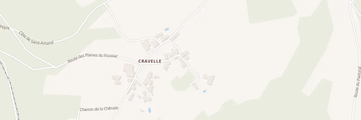 Plan du 9 Cravelle à Grives