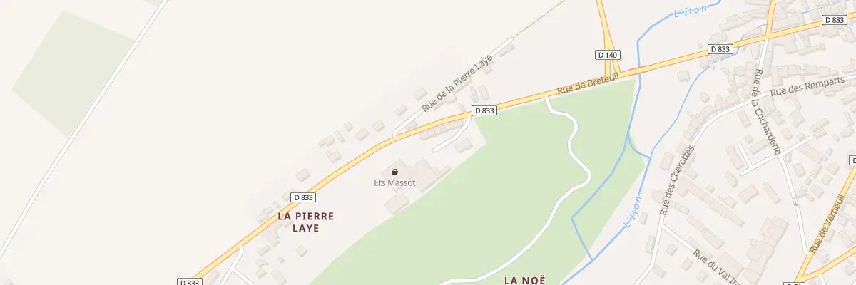 Plan du 4 Rue de Breteuil - Damville à Mesnils-sur-Iton