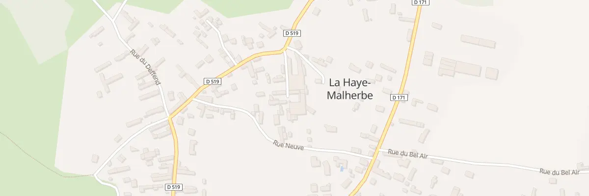 Plan du 2 Imp de l’Ouest à La Haye-Malherbe