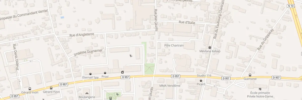 Plan du 42 Rue Jean Jaurès à Vendôme