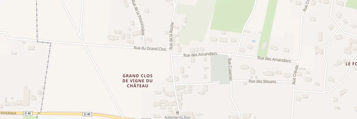Plan du 1 Rue des Amandiers à Chenonceaux