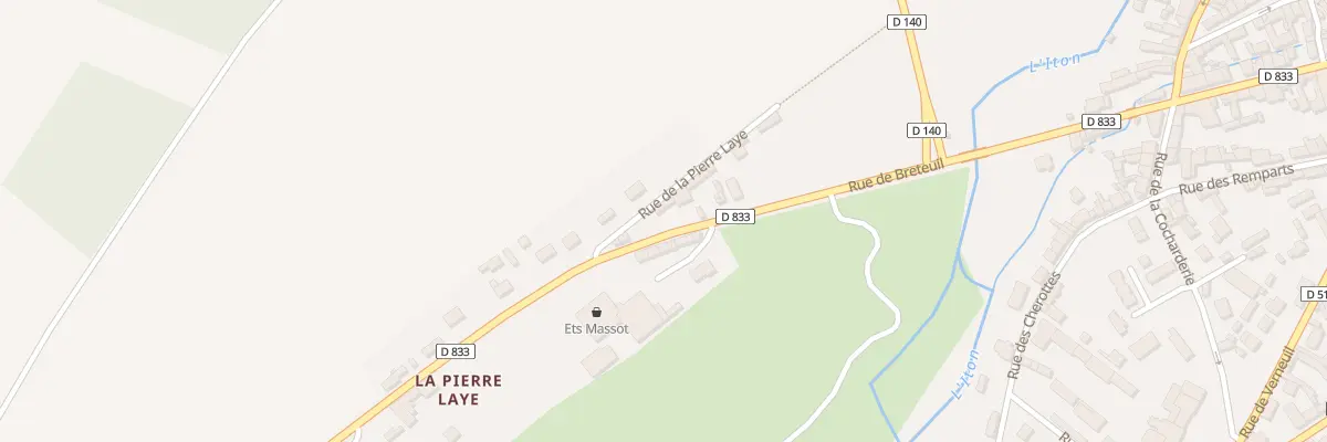 Plan du 3A Rue de Breteuil - Damville à Mesnils-sur-Iton
