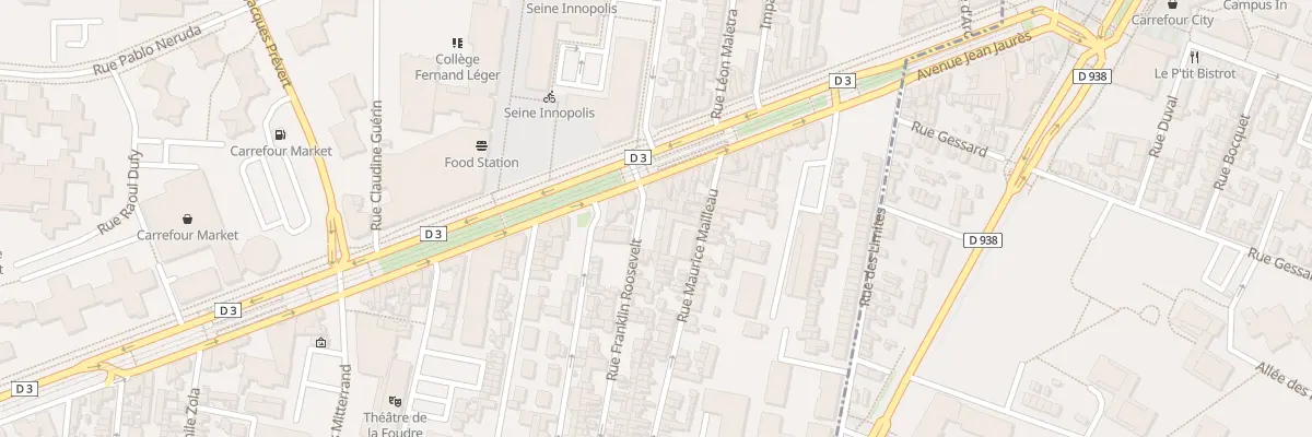 Plan du 7 Rue Franklin Roosevelt au Petit-Quevilly