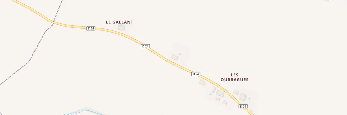 Plan du 11 Les Ourbagues à Vignaux