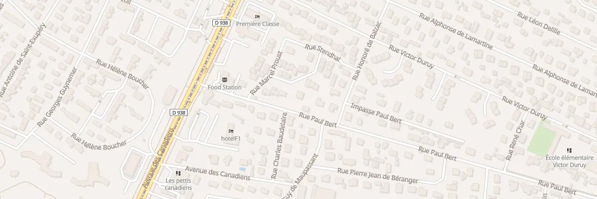 Plan du 64 Rue Paul Bert à Saint-Étienne-du-Rouvray