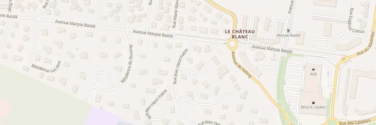 Plan du 1 Rue Jean Henri Fabre à Saint-Étienne-du-Rouvray