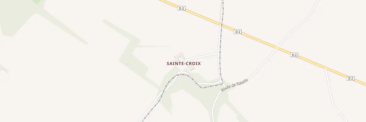 Plan du 5108 Sainte Croix à Belvèze