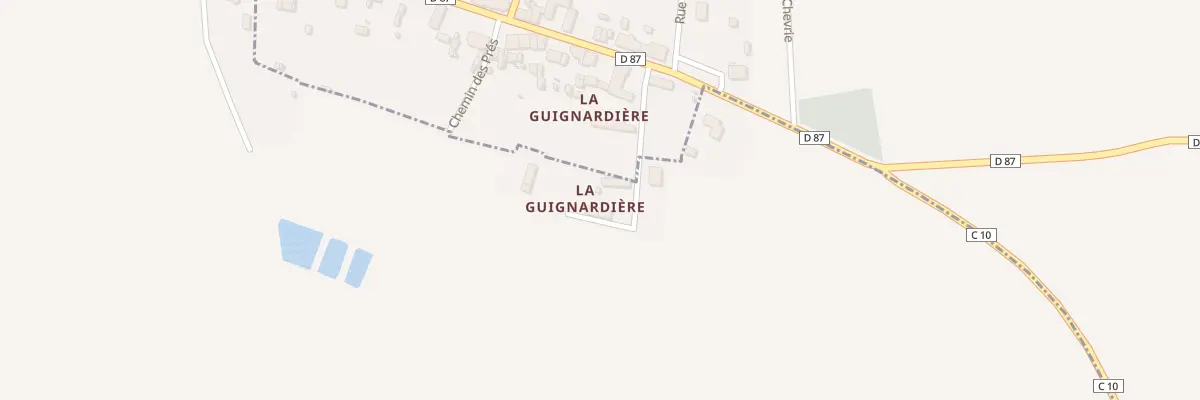 Plan du 92 La Guignardiere à La Fontenelle