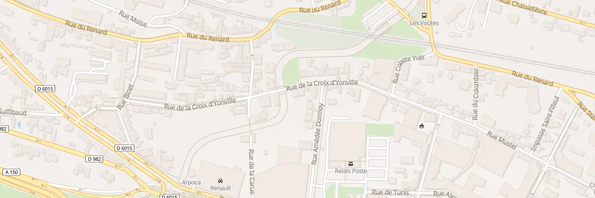 Plan du 11 Rue de la Croix d’Yonville à Rouen