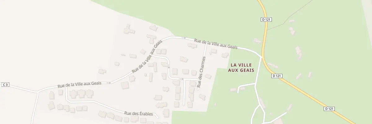 Plan du 1774 Rue de la Ville aux Geais à Malaunay