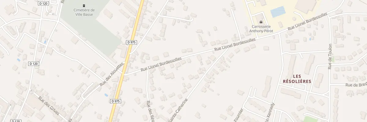 Plan du 10 Rue Lionel Bordessolles au Blanc