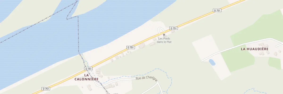 Plan du 7 La Calonniere à Mosnes